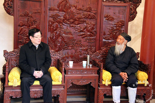国宗局领导看望慰问中国道教协会负责人