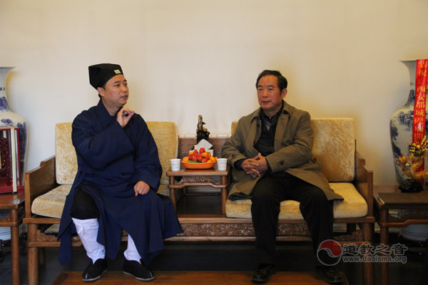 全国政协民宗委主任朱维群一行到西安都城隍庙调研-道音文化