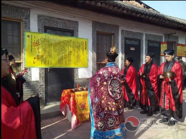 陕西省渭南市老街城隍庙举办冬至庙会-道音文化