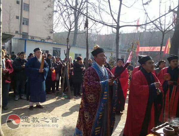 陕西省渭南市老街城隍庙举办冬至庙会-道音文化