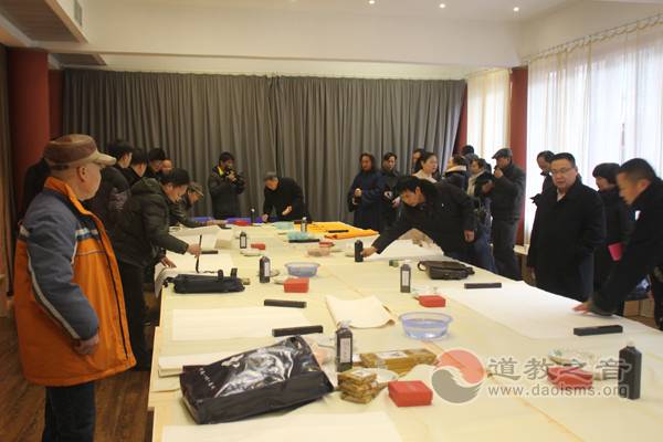 2014年北京市道教协会道家书画艺术委员会年会暨迎新春书画笔会召开
