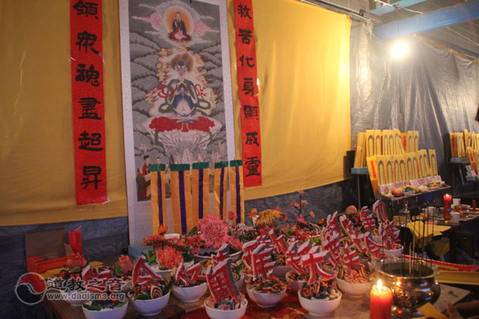 通渭湛龙观举行纪念反法西斯胜利70周年法会-道音文化