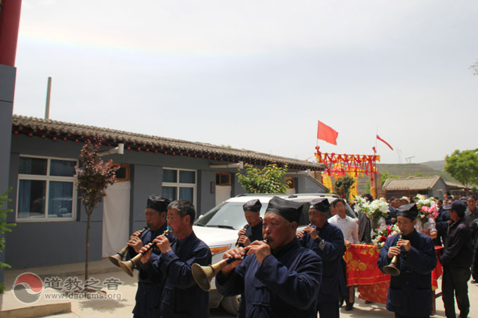 通渭湛龙观举行纪念反法西斯胜利70周年法会-道音文化