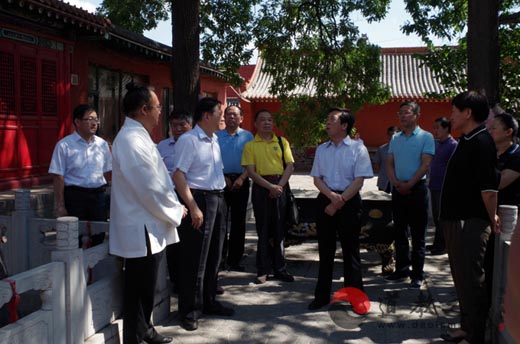 山西省人大常委会李东福一行莅临居贤观道院-道音文化