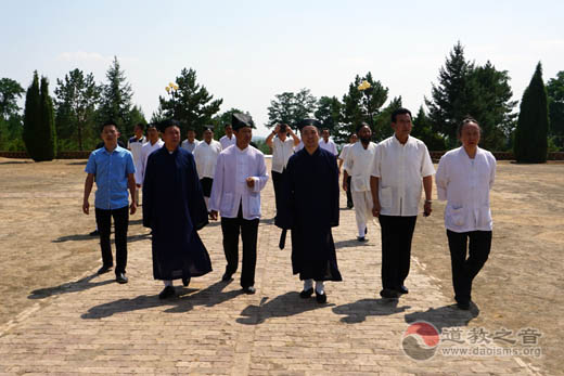 陕西省道协会长胡诚林道长一行到榆林地区部分道观调研-道音文化