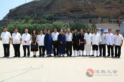 陕西省道协会长胡诚林道长一行到榆林地区部分道观调研-道音文化