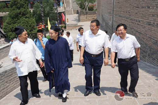 陕西省道协会长胡诚林道长一行到榆林地区部分道观调研-道音文化