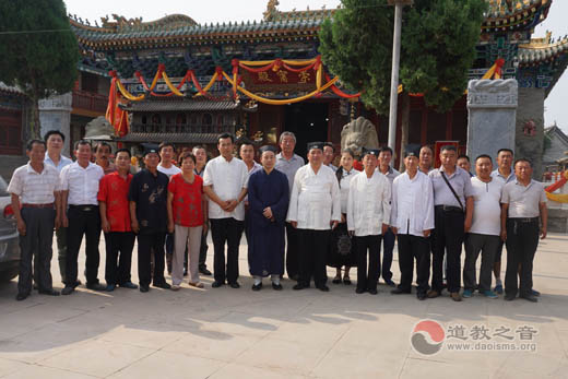 陕西省道协会长胡诚林道长一行到榆林地区部分道观调研-道音文化