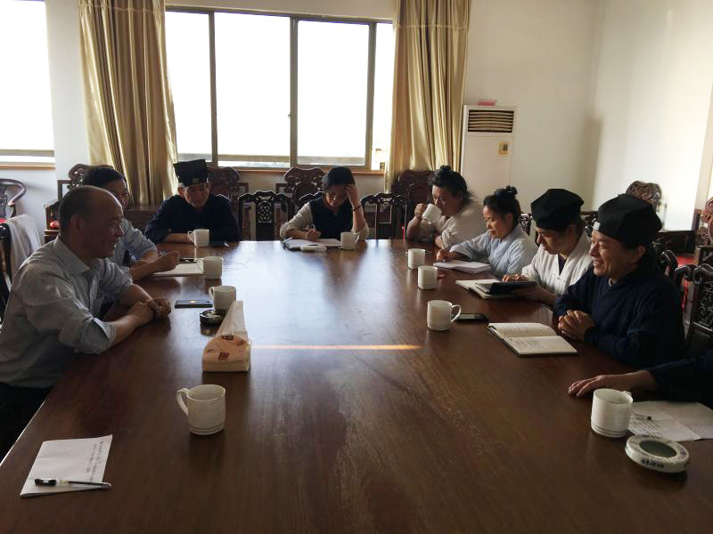 浙江省民宗委副主任倪忠扬赴杭州道教协会进行调研
