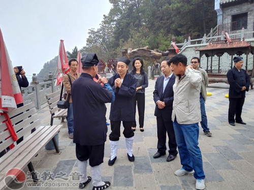 陕西省道教协会会长胡诚林道长到商洛镇安塔云山、龙王庙道观调研-道音文化