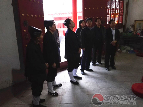 陕西省道教协会会长胡诚林道长到商洛镇安塔云山、龙王庙道观调研-道音文化