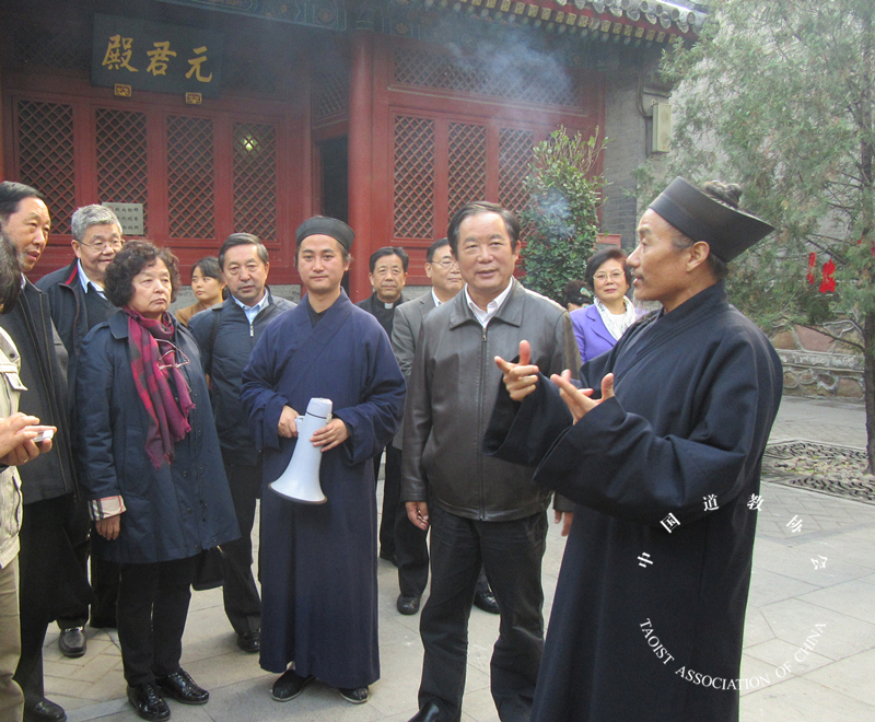 全国政协民宗委朱维群一行赴中国道协参访-道音文化