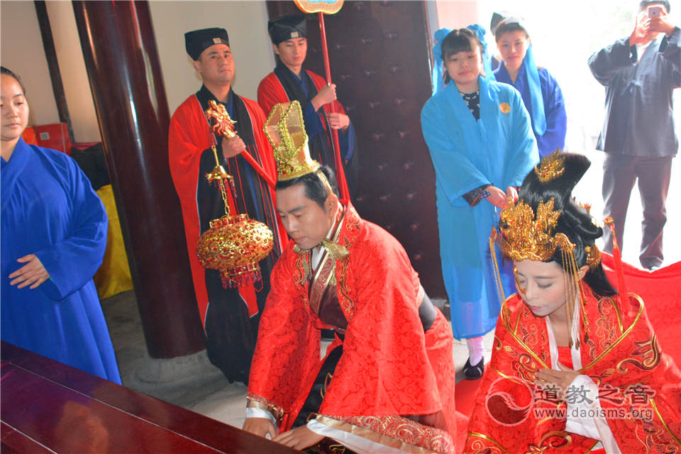 乾坤合德 日月齐明 茅山乾元观举办道教婚庆-道音文化