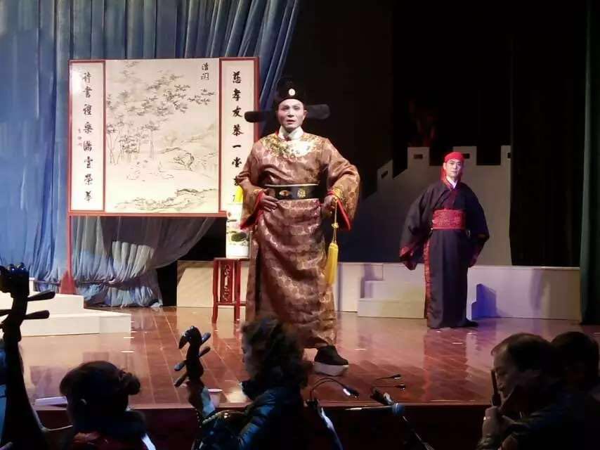 上海市奉贤道教协会排演沪剧纪念城隍神
