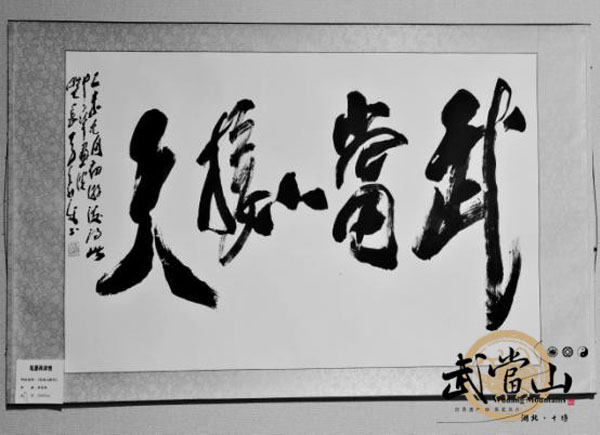 海峡两岸“笔墨两岸情”书画展在武当山开幕