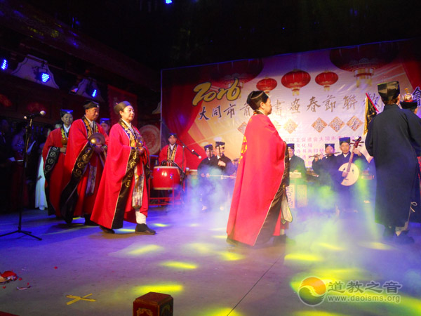 大同真武庙道教经乐团参演市首届书画春晚