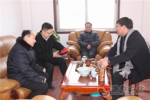 江苏徐州市委领导一行走访慰问市道教协会-道音文化