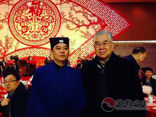 孙敏财道长参加2016年江苏省春节团拜会-道音文化