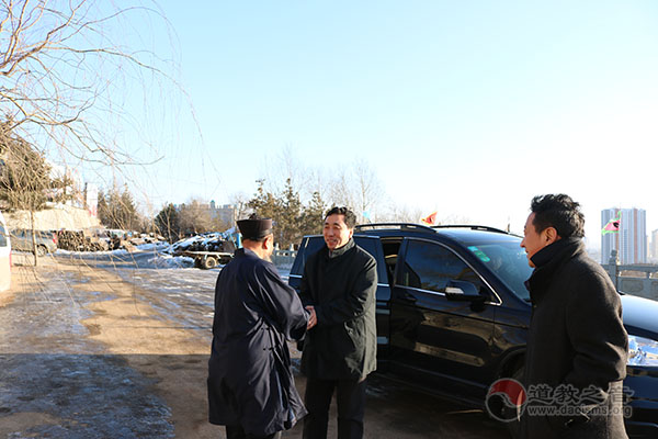 吉林市民宗委主任李彦明一行慰问市道协-道音文化