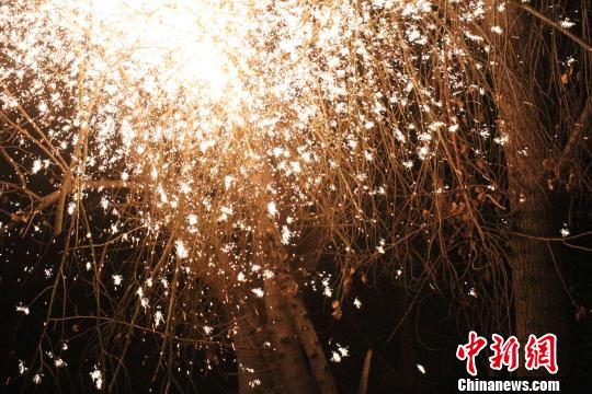 失传技艺“打铁花”重现道家文化故地葛炉山-道音文化