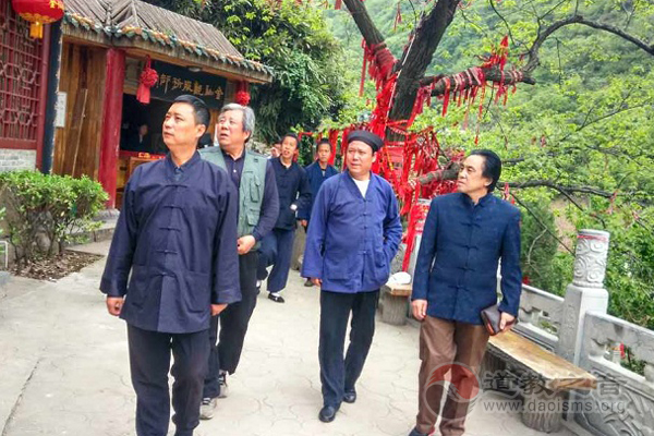 陕西西安市道协会长刘世天一行走访长安区部分宫观