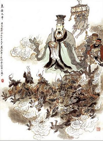 三月廿八东岳大帝圣诞，广陈供养皈命威权自在天尊