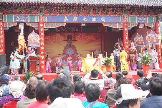 山东青岛灵山卫举办第五届城隍庙会庆典活动-道音文化