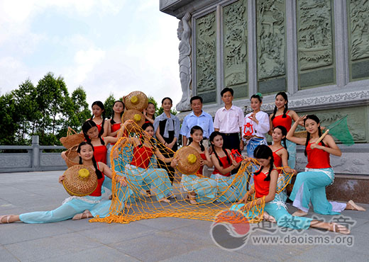 广东陆丰舞蝶情景舞蹈《颂》亮相妈祖文化园-道音文化