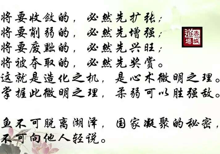 卢国龙教授讲《道德经》第三十六章-道音文化