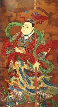 赫赫五显大帝马天君，辅正除邪扫荡妖氛肃清定舍