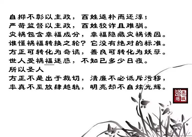 卢国龙教授讲《道德经》第五十八章-道音文化