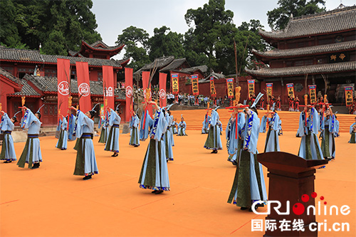四川绵阳梓潼县举行第1087届文昌庙会-道音文化