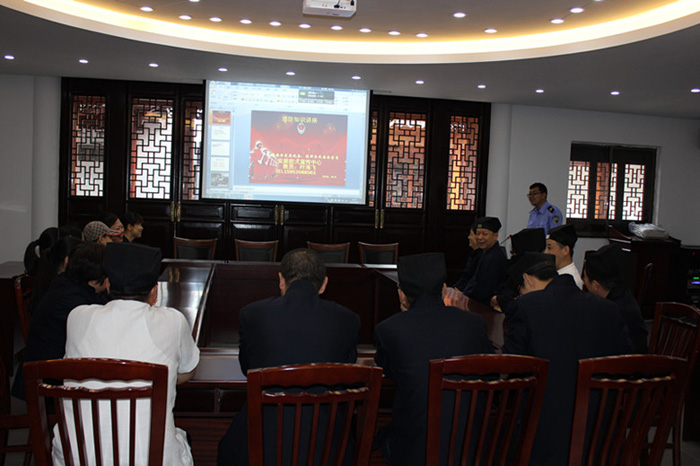 江苏省苏州市玄妙观举办消防知识培训学习-道音文化