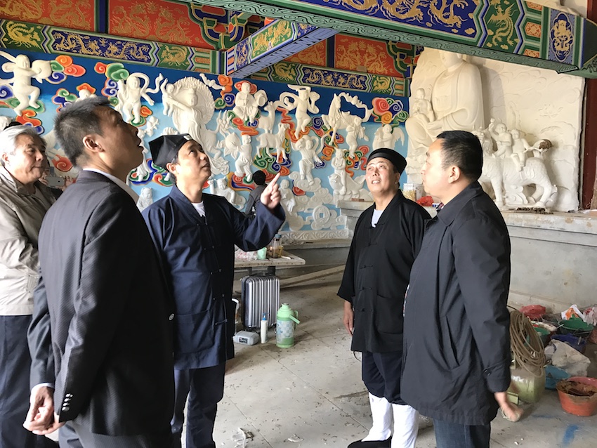 西安市道协会长刘世天走访周至县部分宫观-道音文化