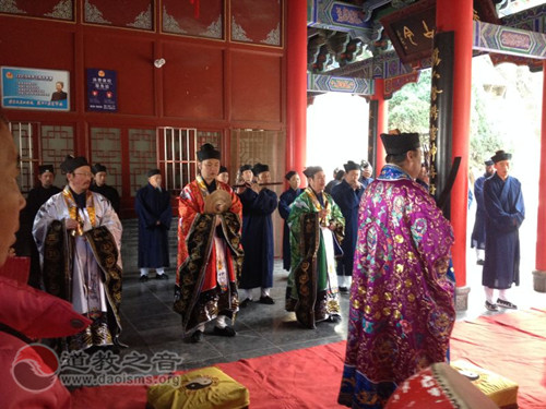 陕西华山玉泉院举行李静甫真人法像安座仪式-道音文化
