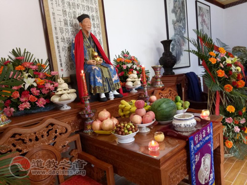 陕西华山玉泉院举行李静甫真人法像安座仪式-道音文化