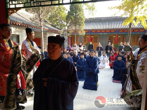 陕西华山玉泉院举行李静甫真人法像安座仪式-道音文化