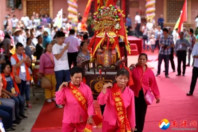 广西合浦县九头天后宫举办妈祖文化交流活动