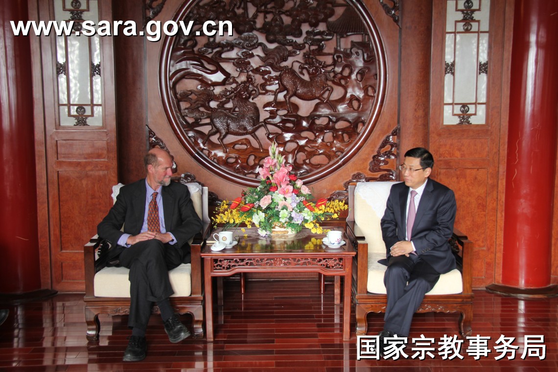 蒋坚永会见世界宗教与环境保护基金会秘书长-道音文化