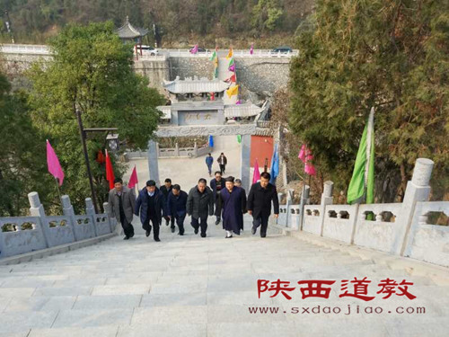 陕西省宗教局副局长李晓建调研太白山太白庙-道音文化
