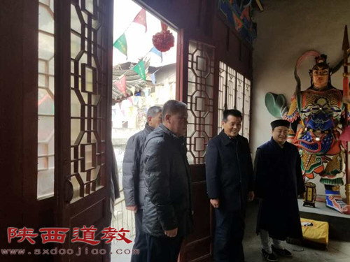陕西省宗教局副局长李晓建调研太白山太白庙-道音文化