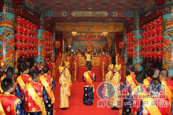 广东深圳龙东妈祖庙举行秋祭祈福迎春活动
