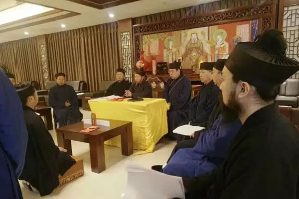 武当山道教学院举行全真龙门拨职秘庭会试-道音文化