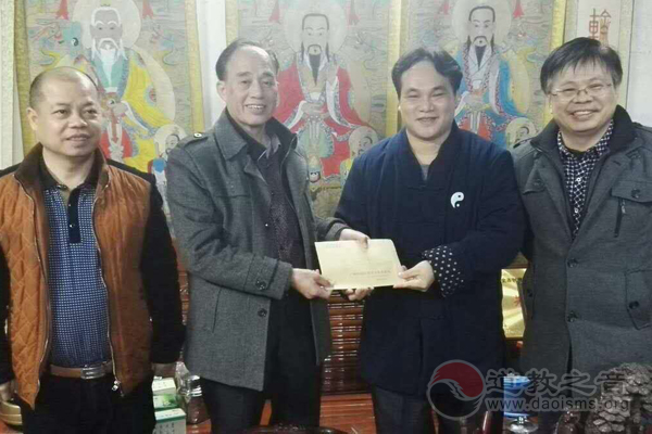 广西自治区宗教局领导到白石山三清观慰问-道音文化