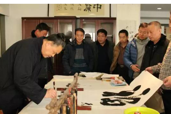 甘肃省道教协会在大唐宫举办迎春书画笔会-道音文化