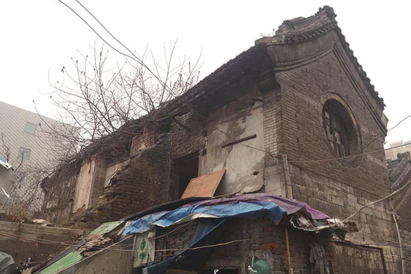 山东省济南市648岁督城隍庙屋顶坍塌待修缮-道音文化