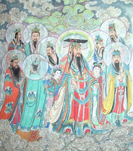 普化天尊监观万天，课诵经典凡所希求悉应其感