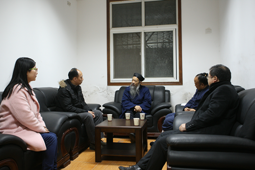 中国道协会长李光富道长到湖北省道协调研-道音文化