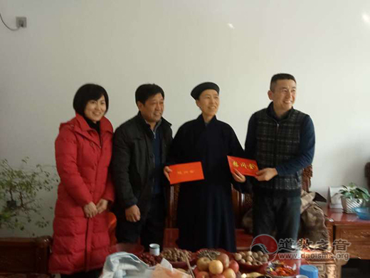 北京通州区民宗委领导节前走访慰问佑民观-道音文化