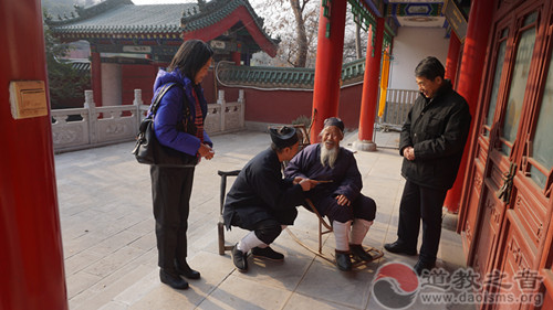 陕西道协会长胡诚林道长拜望任法融道长等老前辈-道音文化
